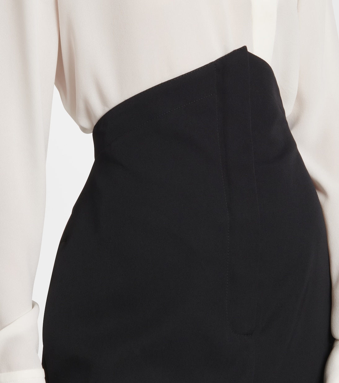Jupe crayon en laine | McQueen