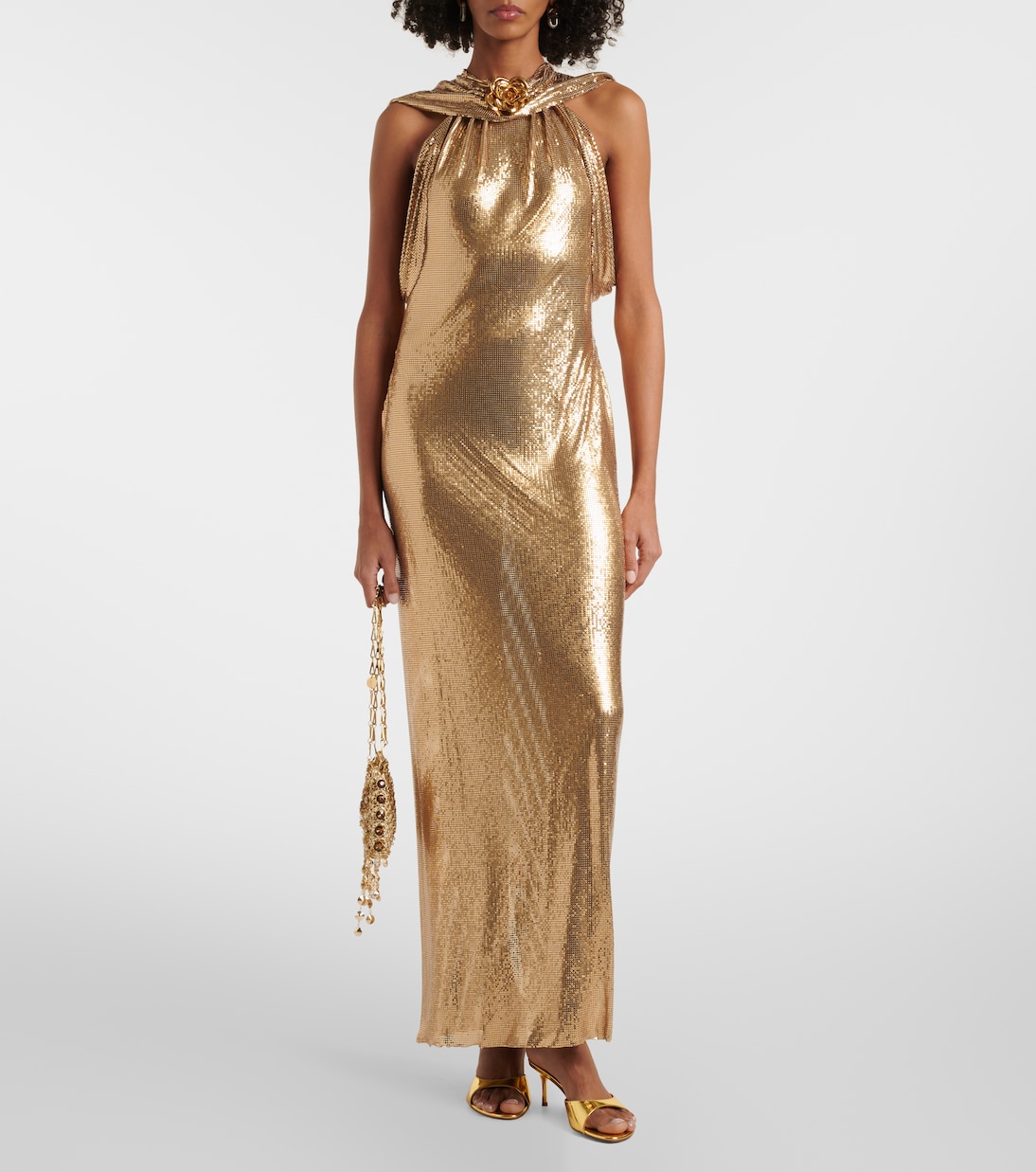Robe longue Chainmail | Rabanne