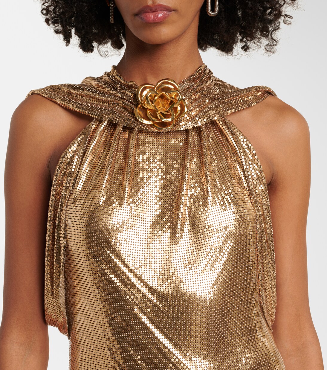 Robe longue Chainmail | Rabanne