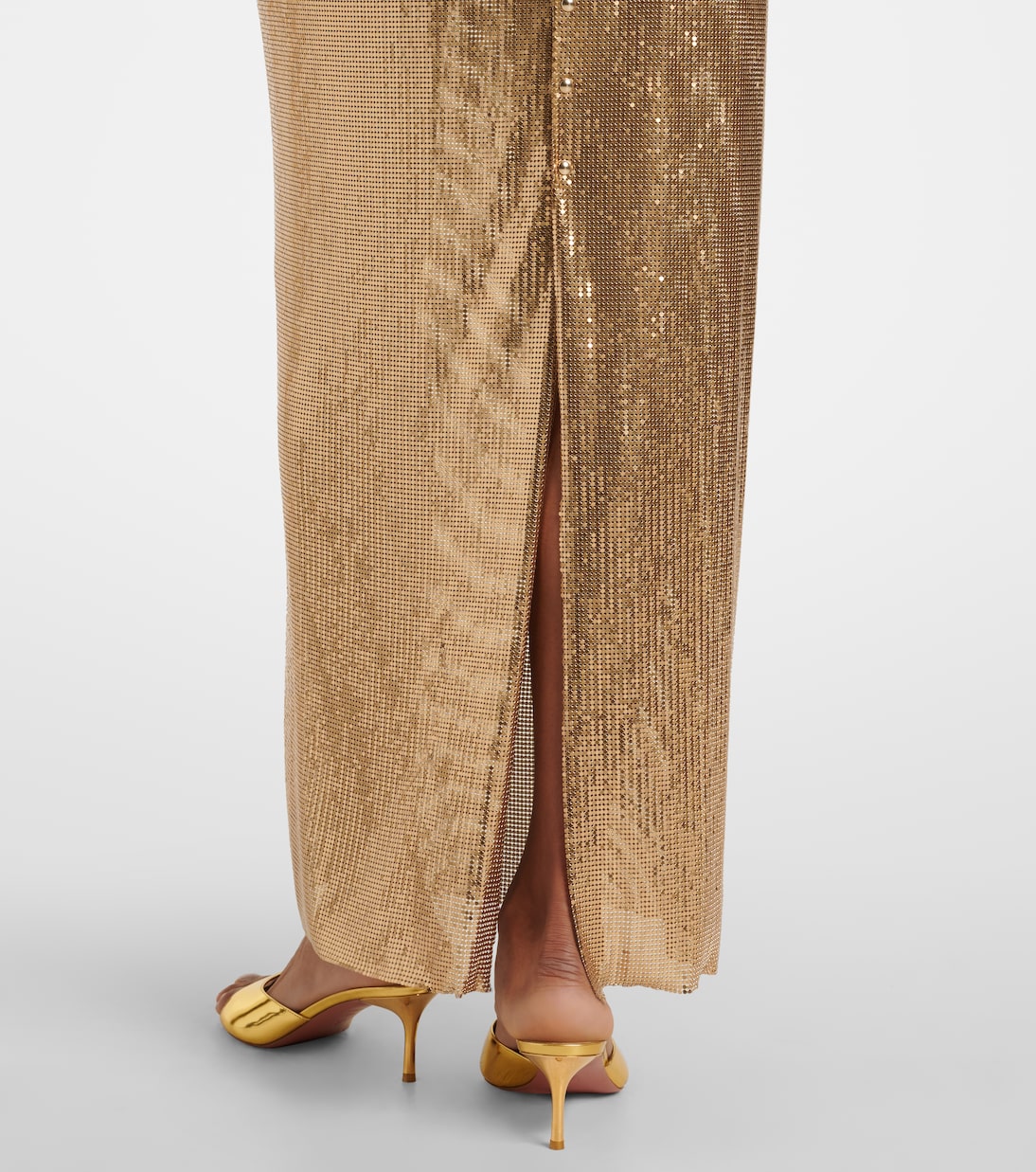 Robe longue Chainmail | Rabanne