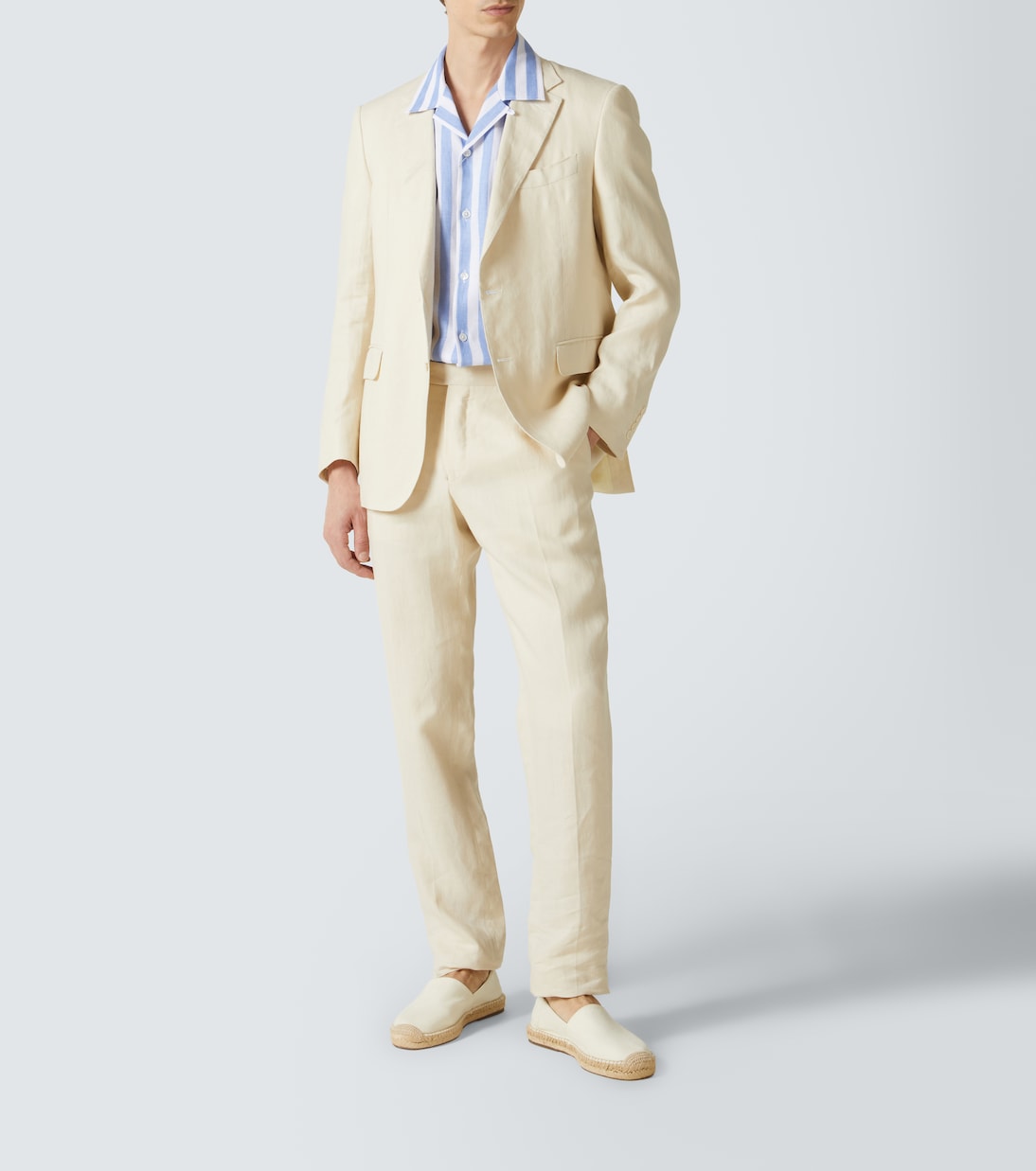 Camicia in lino a righe | Ralph Lauren Purple Label