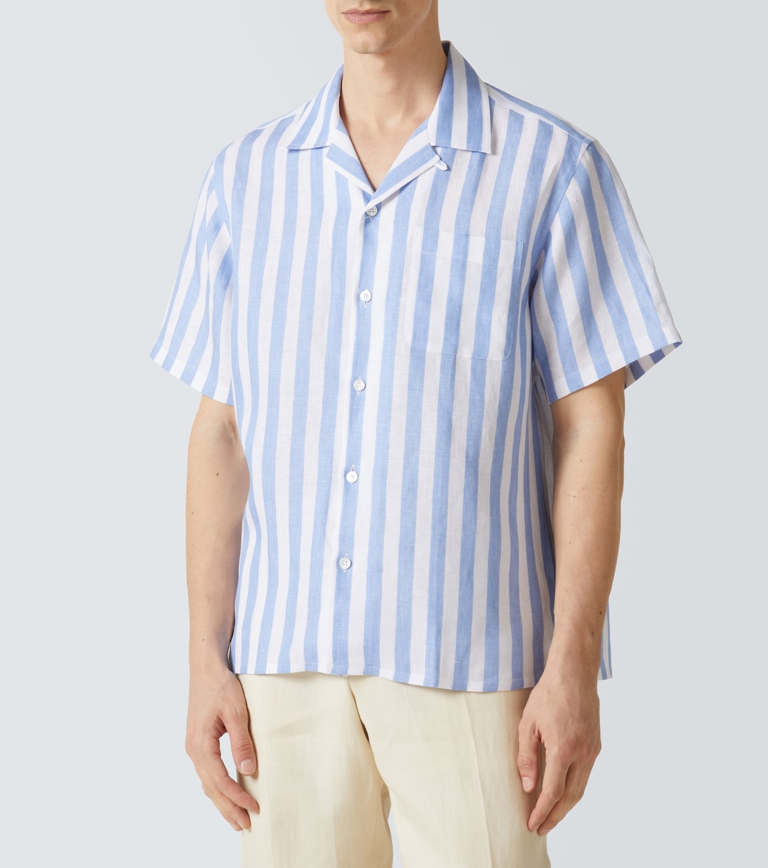 Camicia in lino a righe | Ralph Lauren Purple Label