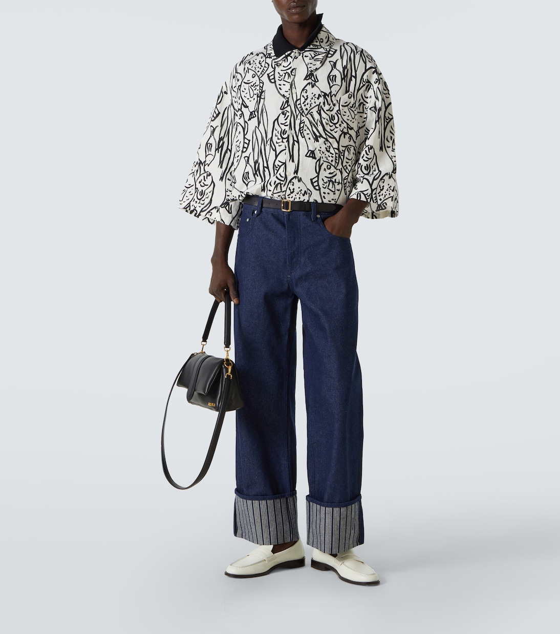 Camicia Aloe in popeline stampato | Jacquemus
