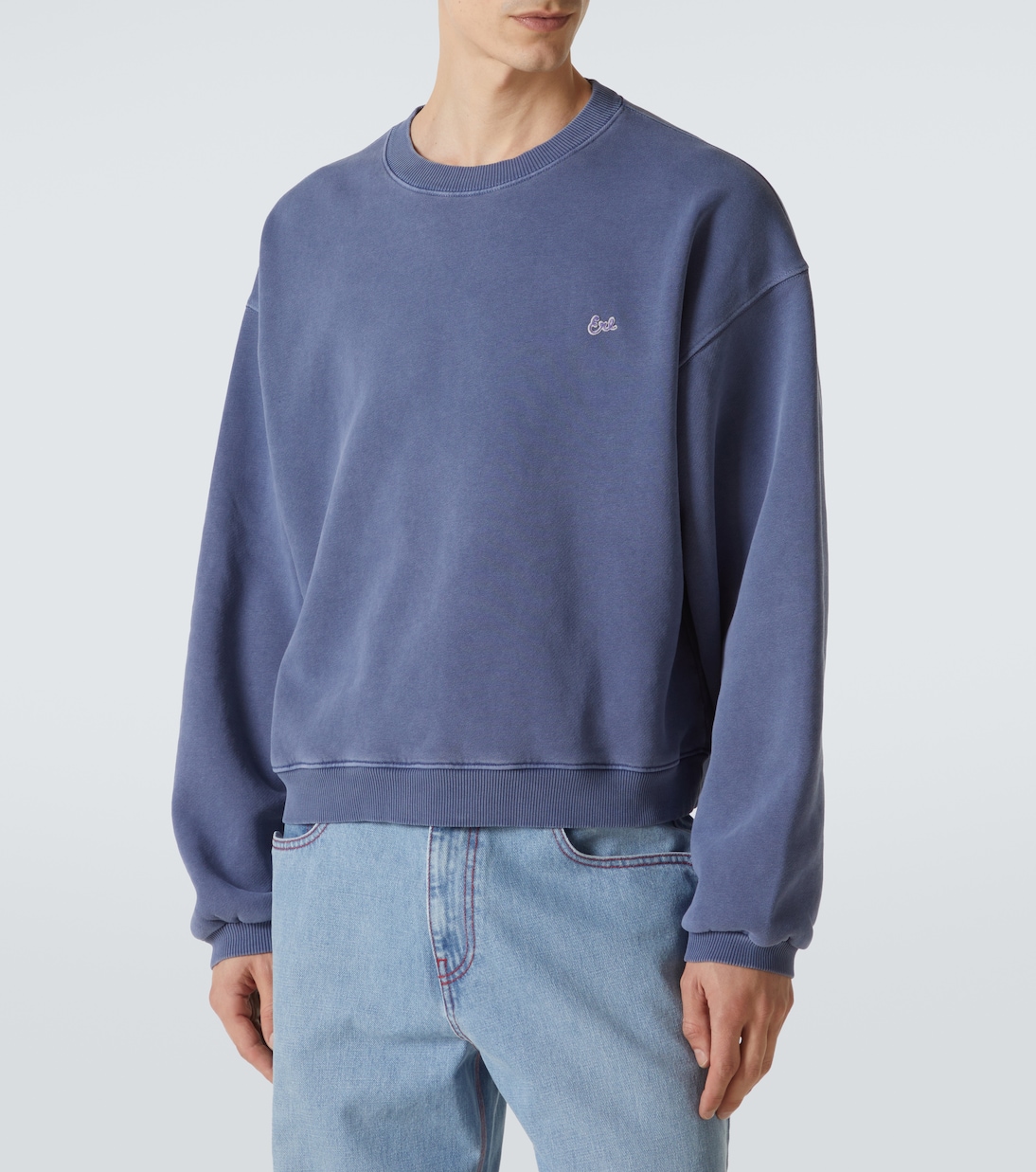 Felpa in jersey di cotone con logo | ERL