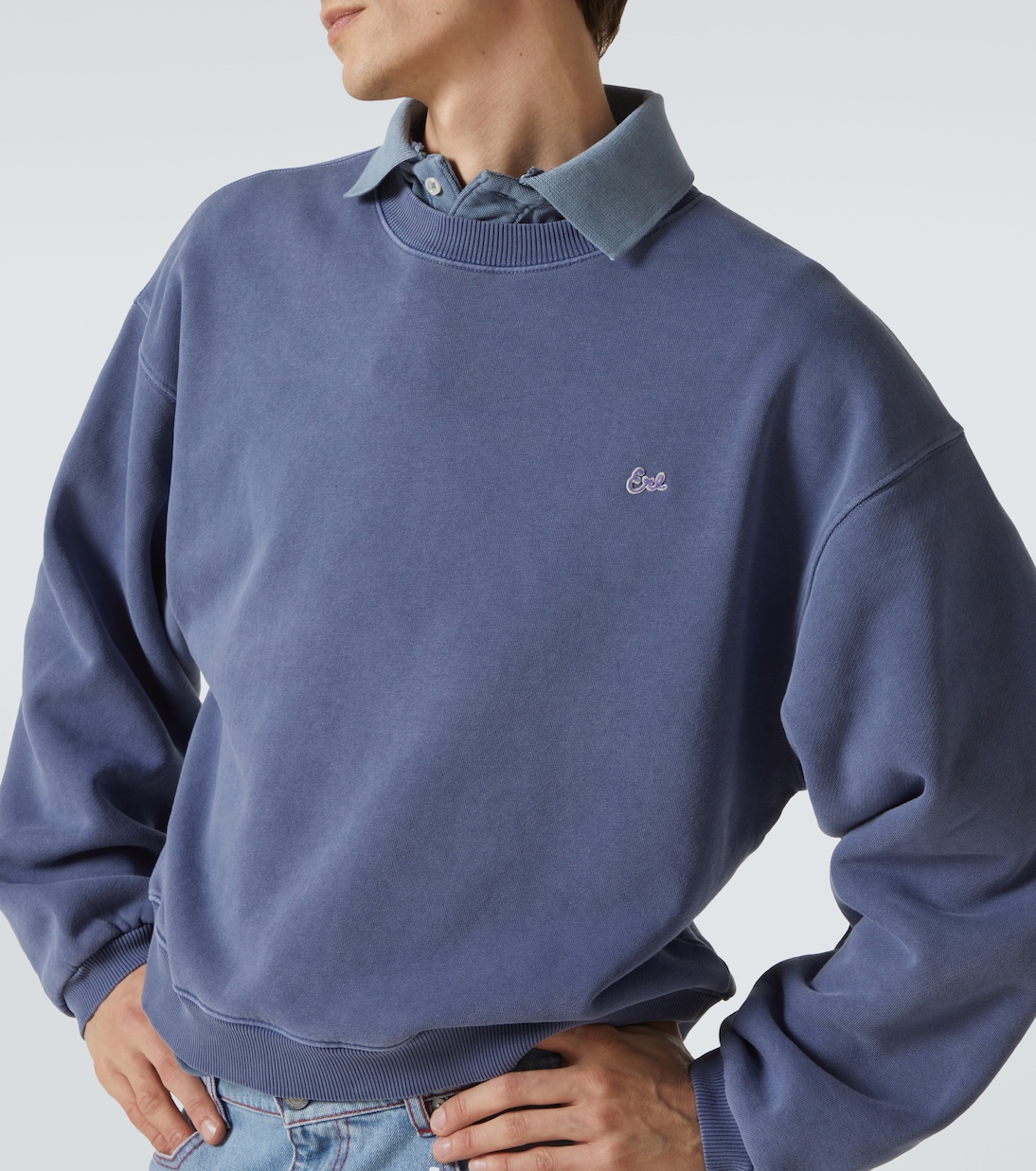 Felpa in jersey di cotone con logo | ERL