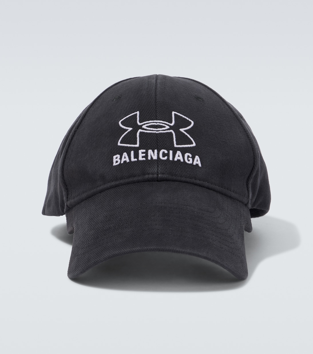 Bestickte Baseballcap aus Denim | Balenciaga
