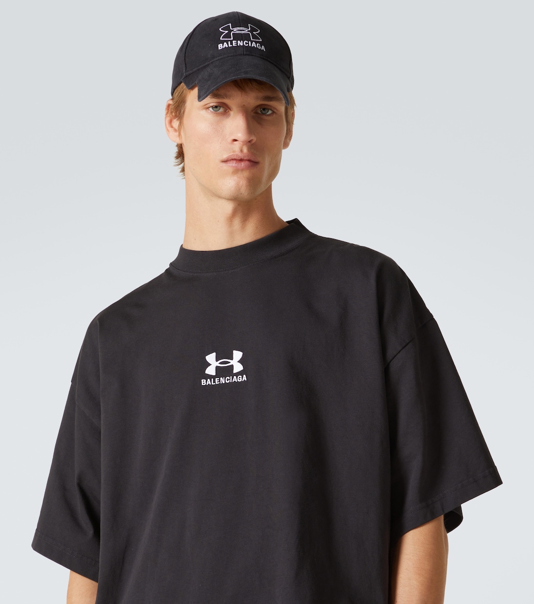 Bestickte Baseballcap aus Denim | Balenciaga