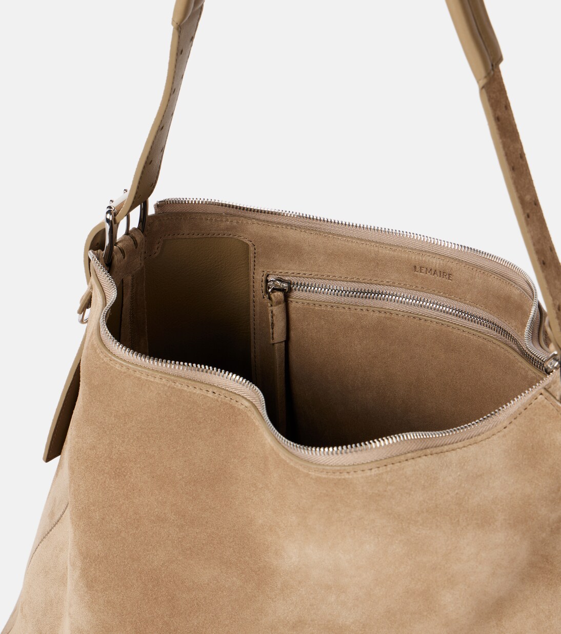 Borsa a spalla in suede | Lemaire