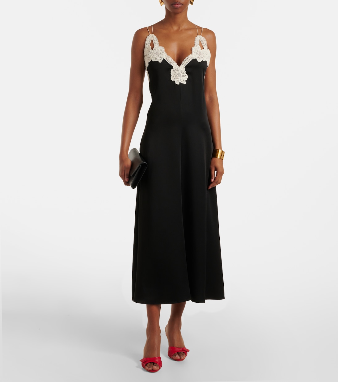 Pantoletten Ebakmu 70 aus Leder | Manolo Blahnik