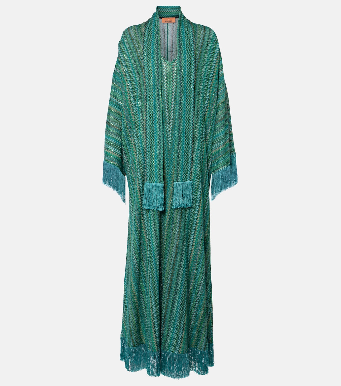 Cafetan Zigzag en lamé à sequins | Missoni