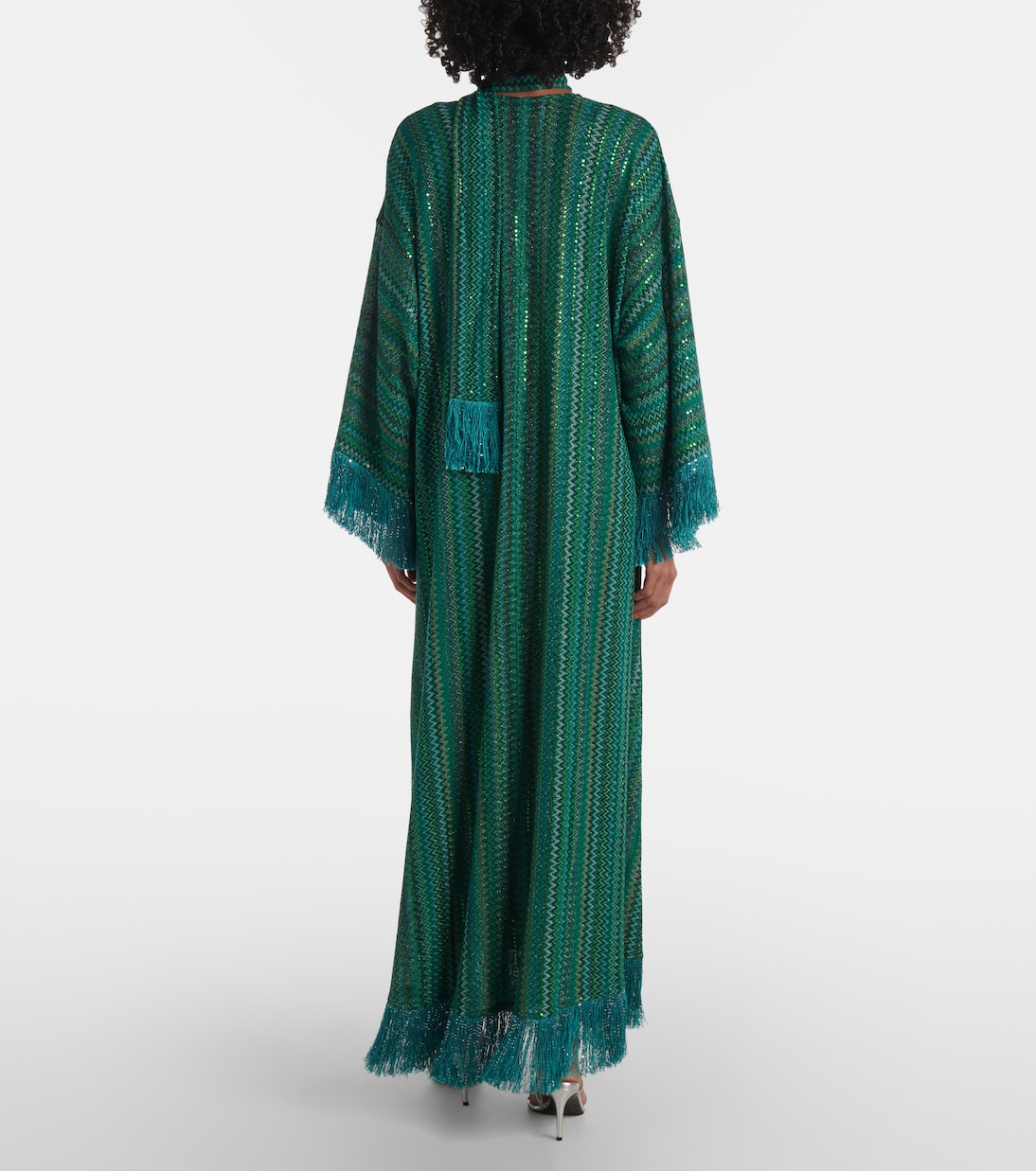 Cafetan Zigzag en lamé à sequins | Missoni