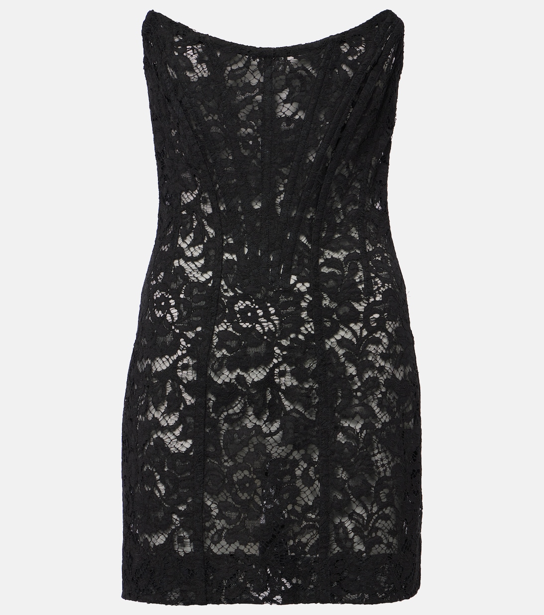 Robe en dentelle de coton mélangé | Dolce&Gabbana