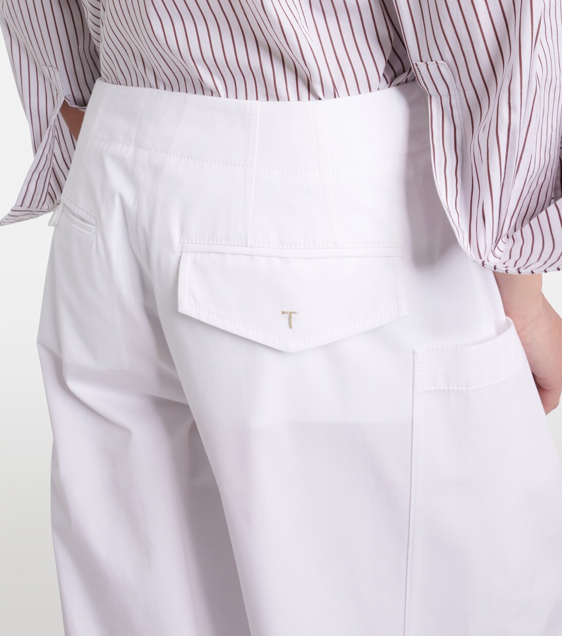 Weite Hose aus Baumwollpopeline | Tod's