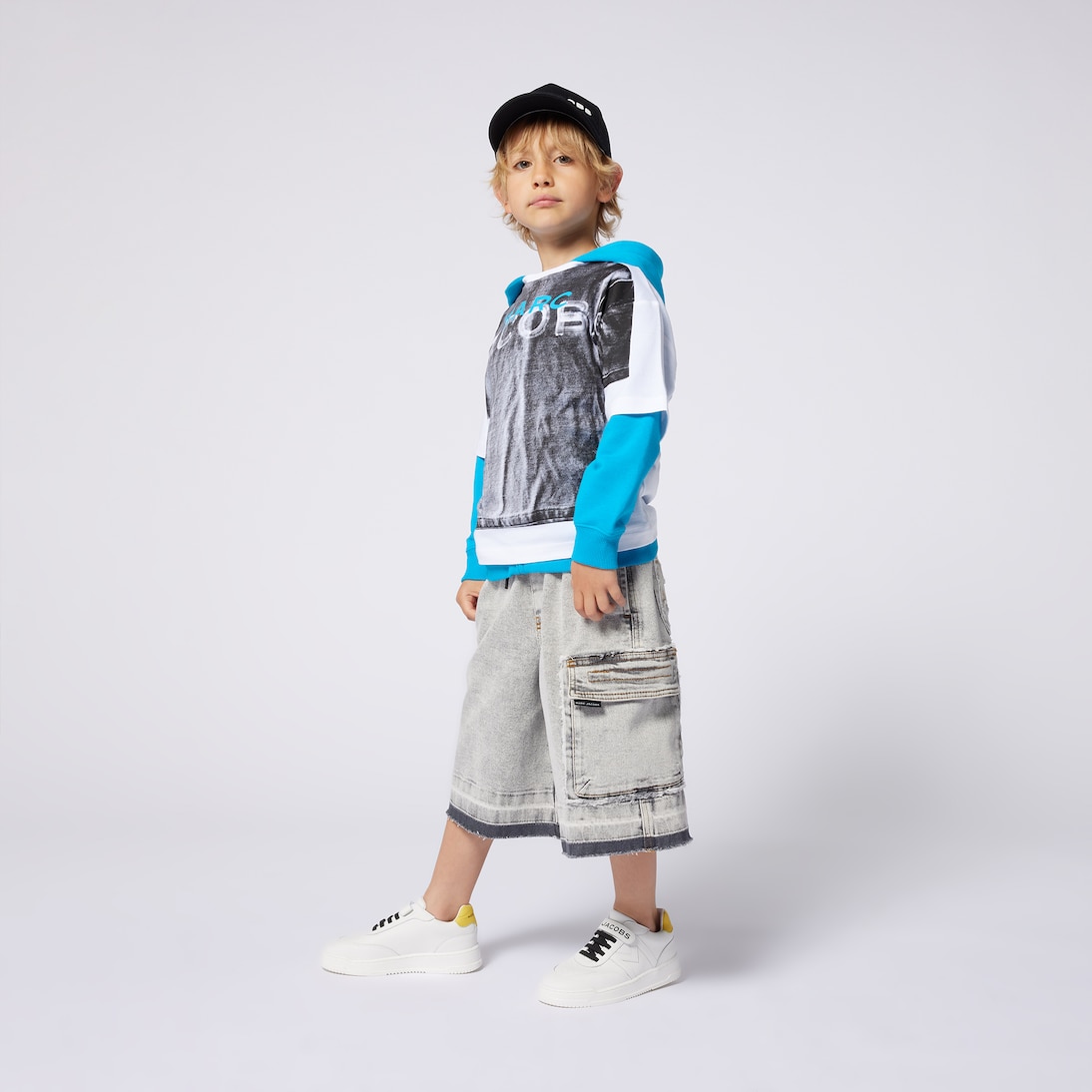 Camiseta de jersey de algodón estampada | Marc Jacobs Kids