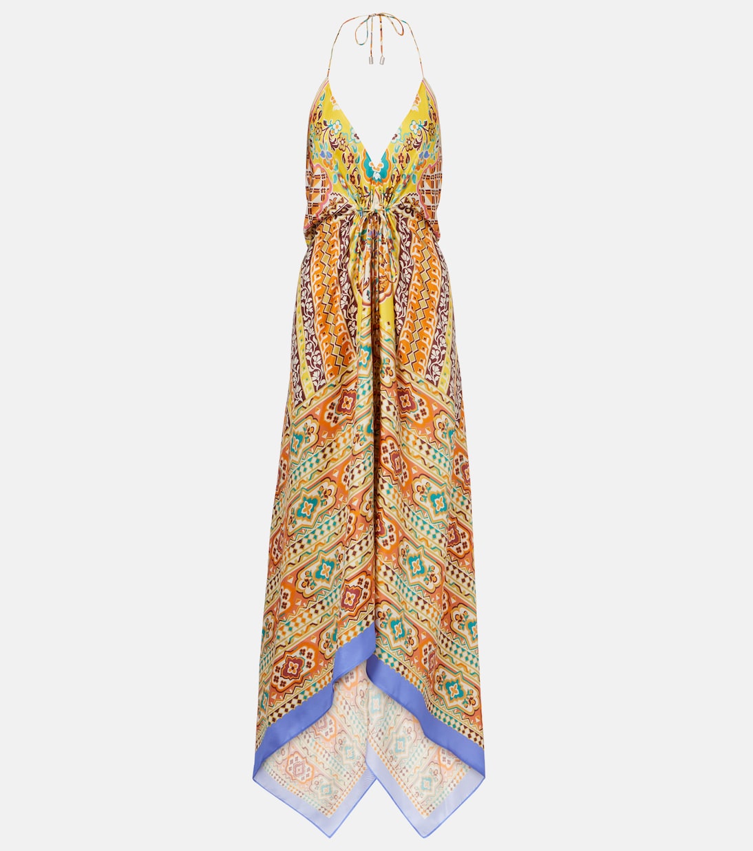 Printed silk midi dress | Etro