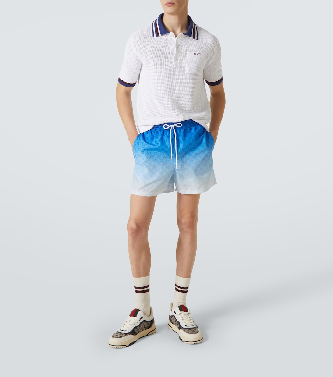 Polo in piqué di cotone | Gucci