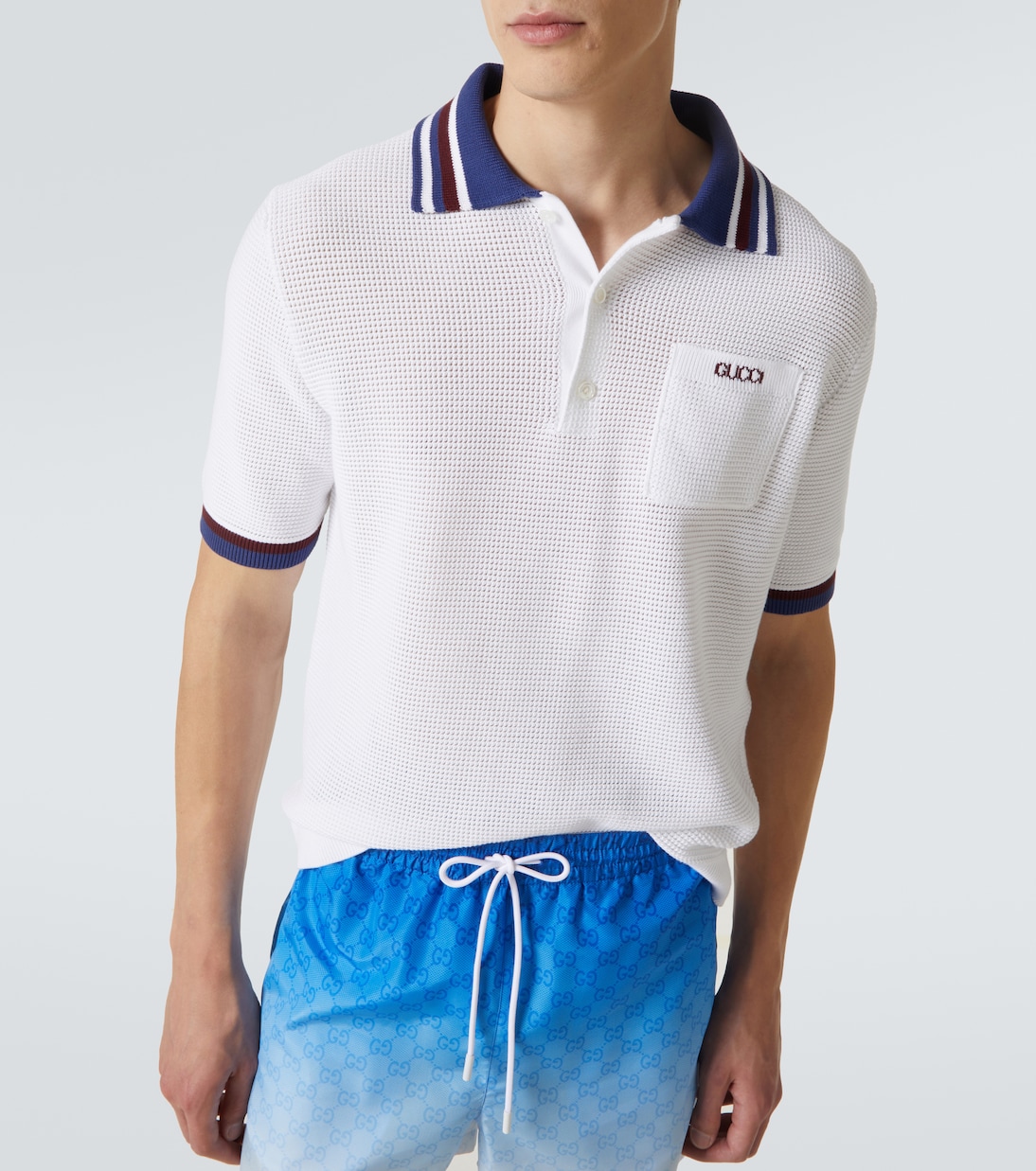 Polo in piqué di cotone | Gucci