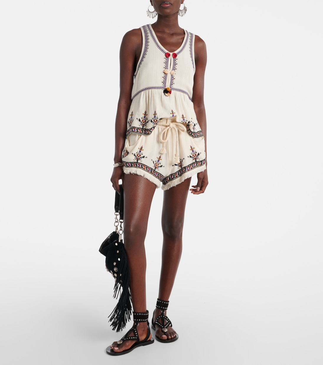 Shorts Kriss bordados | Marant Etoile