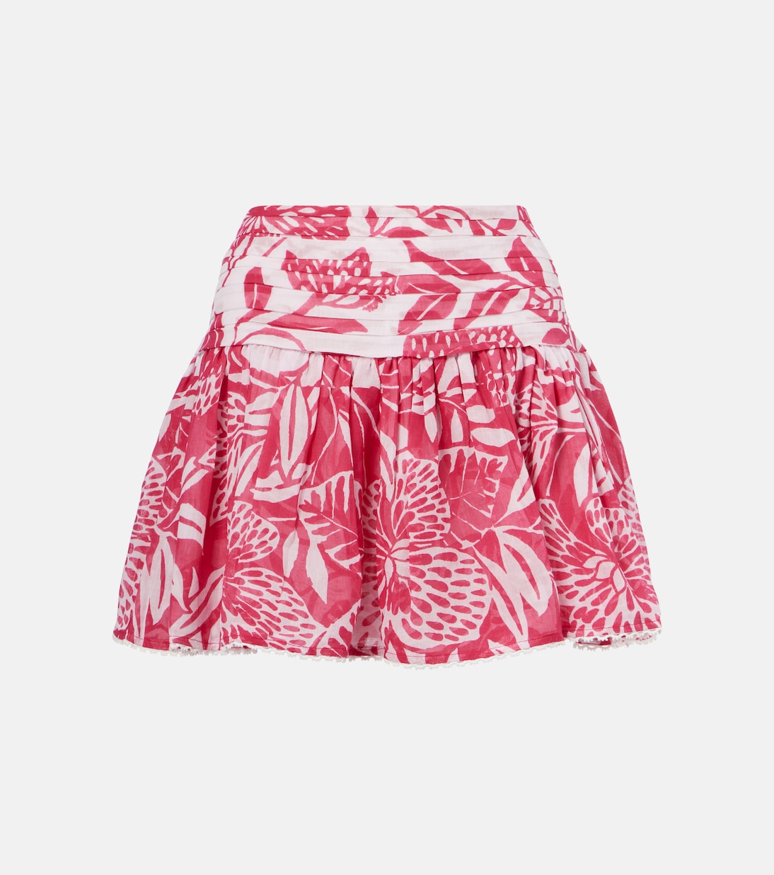 Minigonna Colleen in cotone con stampa floreale | Poupette St Barth