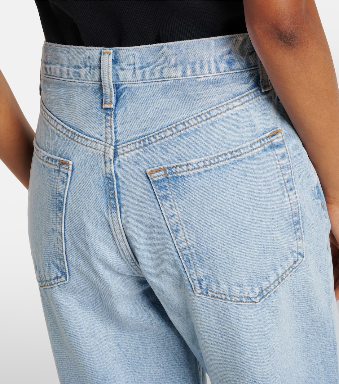 V-Waist Baggy high-rise wide-leg jeans | Agolde