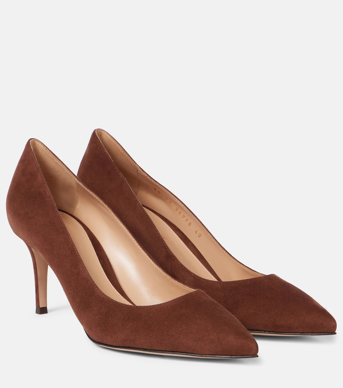 Pumps Gianvito 70 aus Veloursleder | Gianvito Rossi