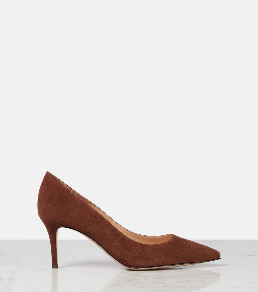 Pumps Gianvito 70 aus Veloursleder | Gianvito Rossi