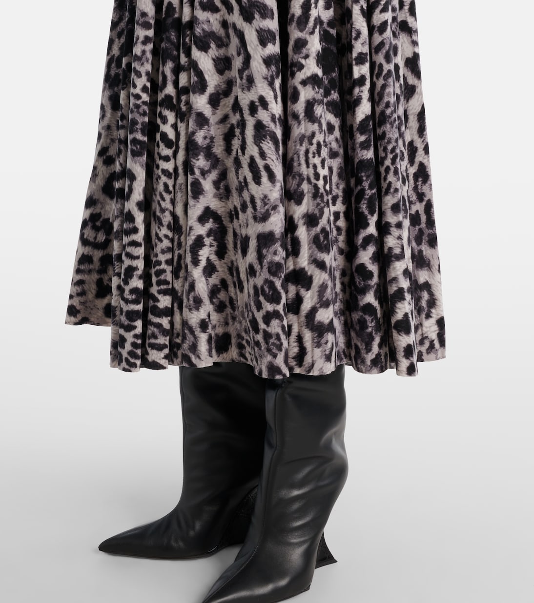 Leopard-print midi dress | Norma Kamali