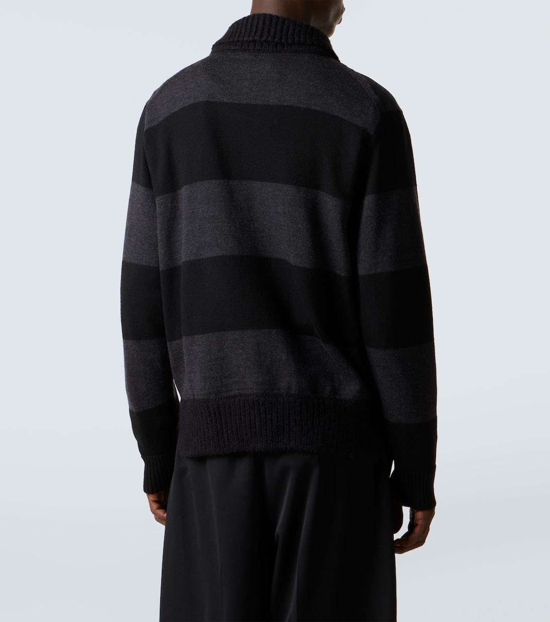 缀饰条纹羊毛开衫 | Simone Rocha