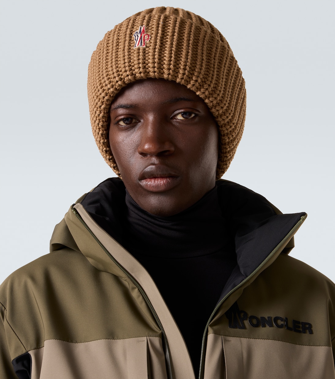 Logo ribbed-knit virgin wool beanie | Moncler Grenoble