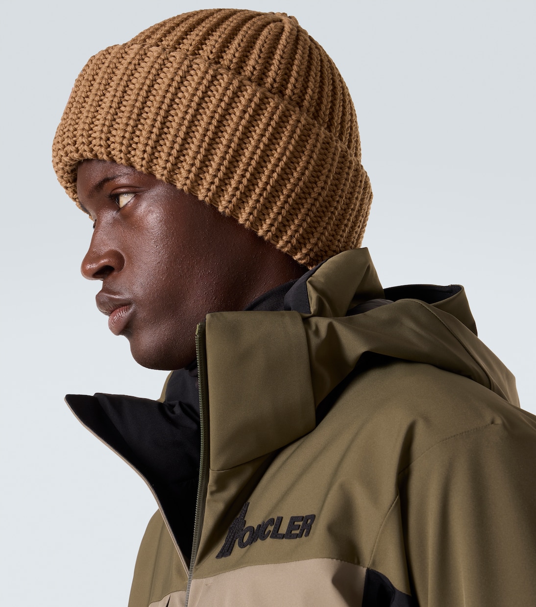 Logo ribbed-knit virgin wool beanie | Moncler Grenoble