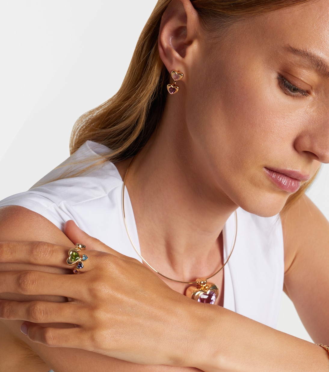 14kt gold ring with sapphires | Roxanne First