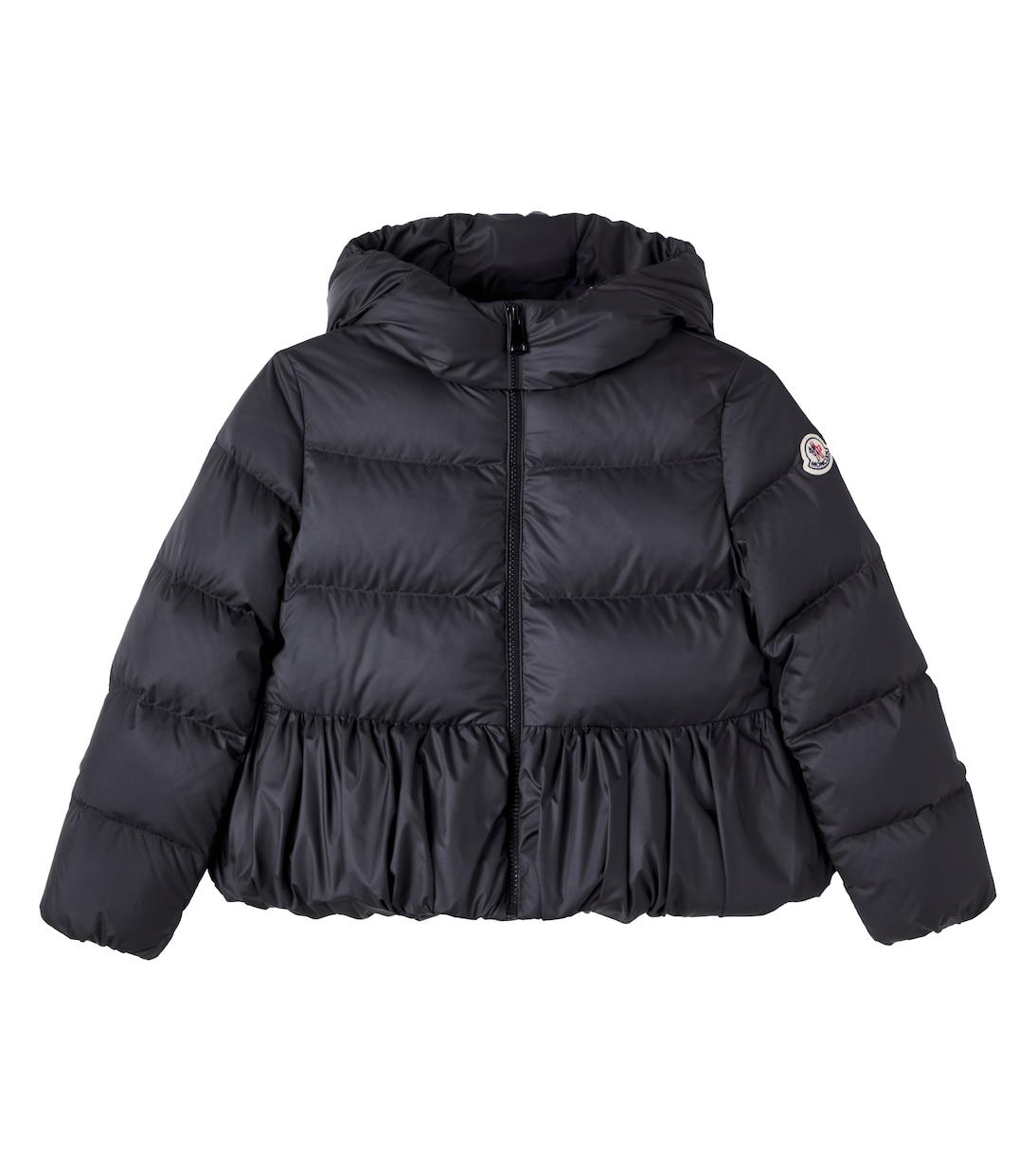 Ruffled down jacket | Moncler Enfant
