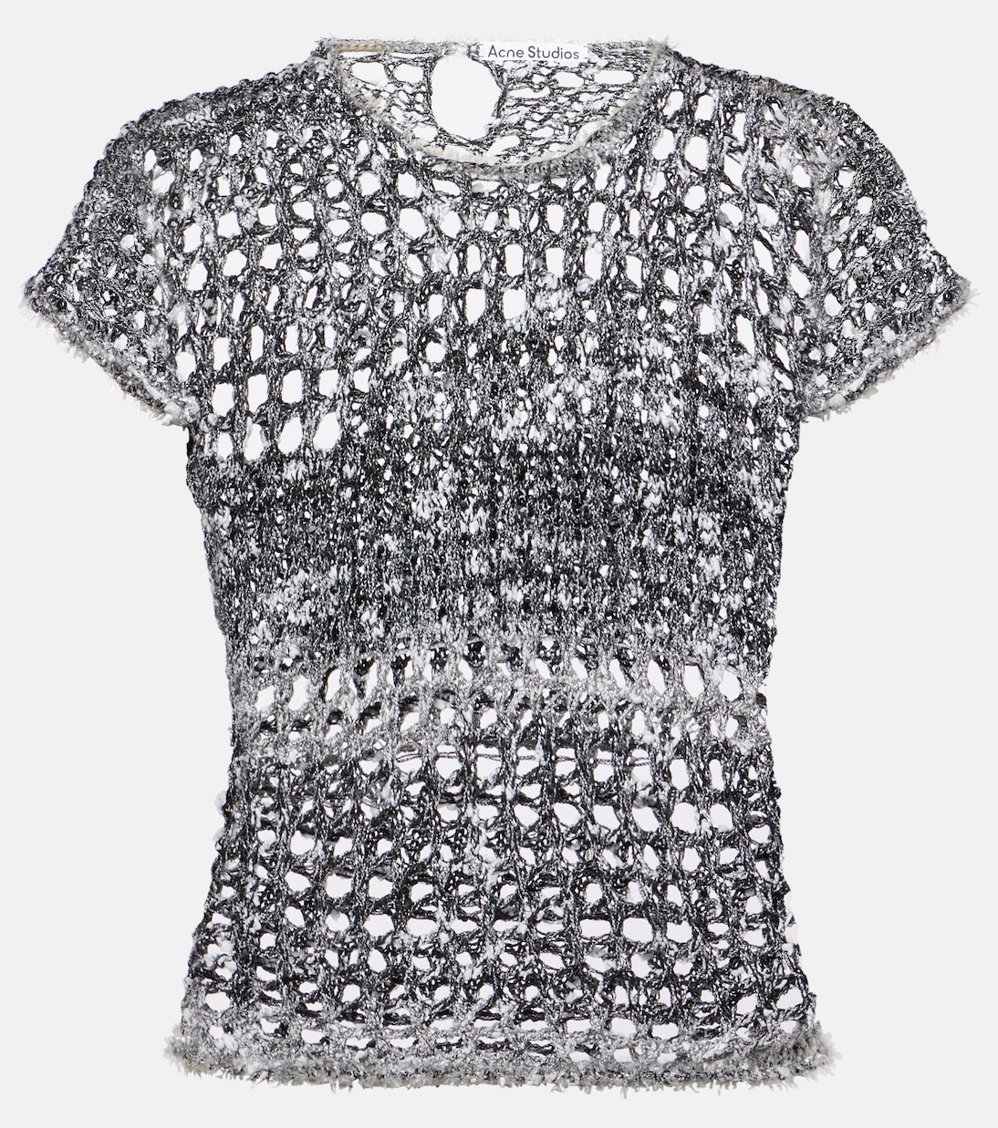 T-Shirt aus Häkelstrick  | Acne Studios