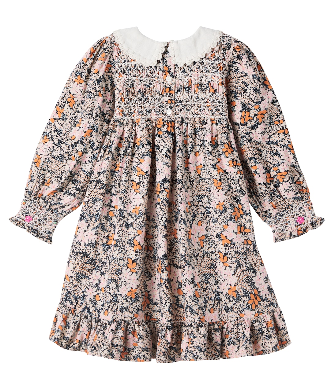 Elora embroidered cotton dress | Bebe Organic