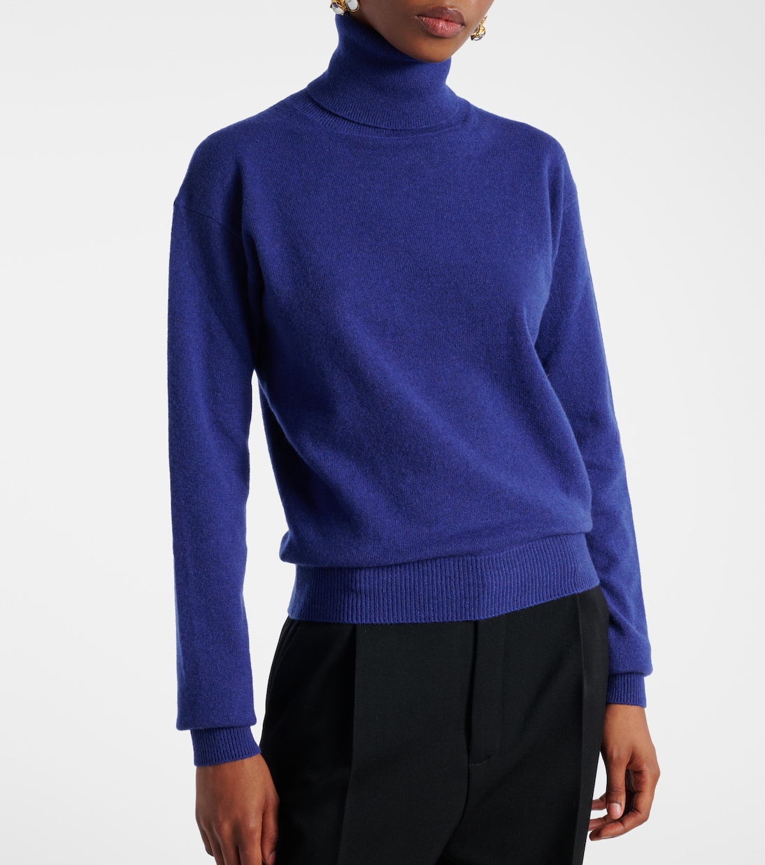 Cashmere and wool turtleneck sweater | Saint Laurent
