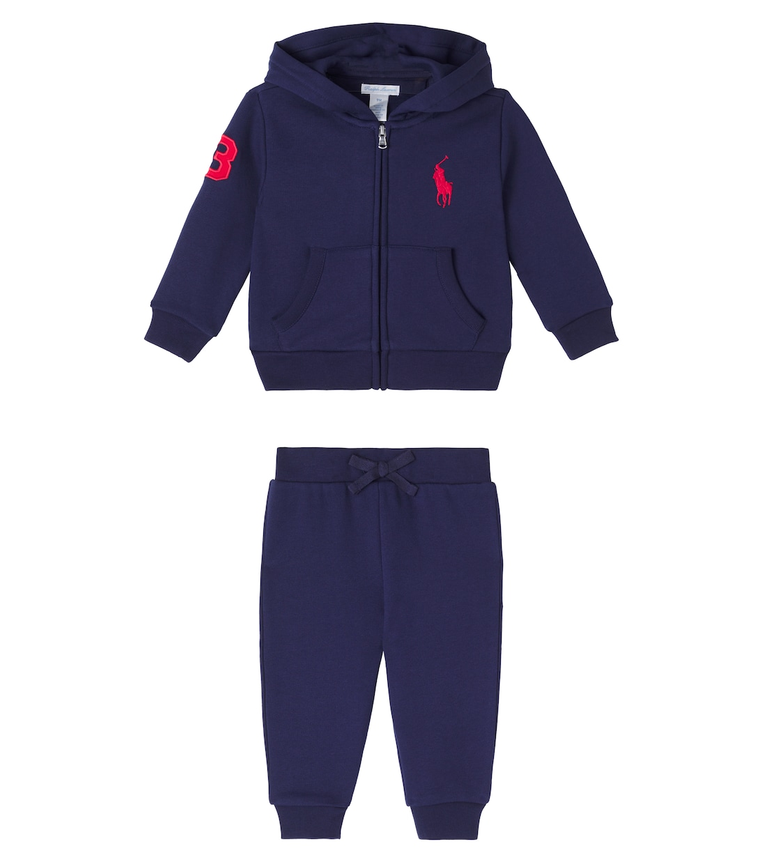 Baby set of cotton-blend jacket and sweatpants | Polo Ralph Lauren Kids