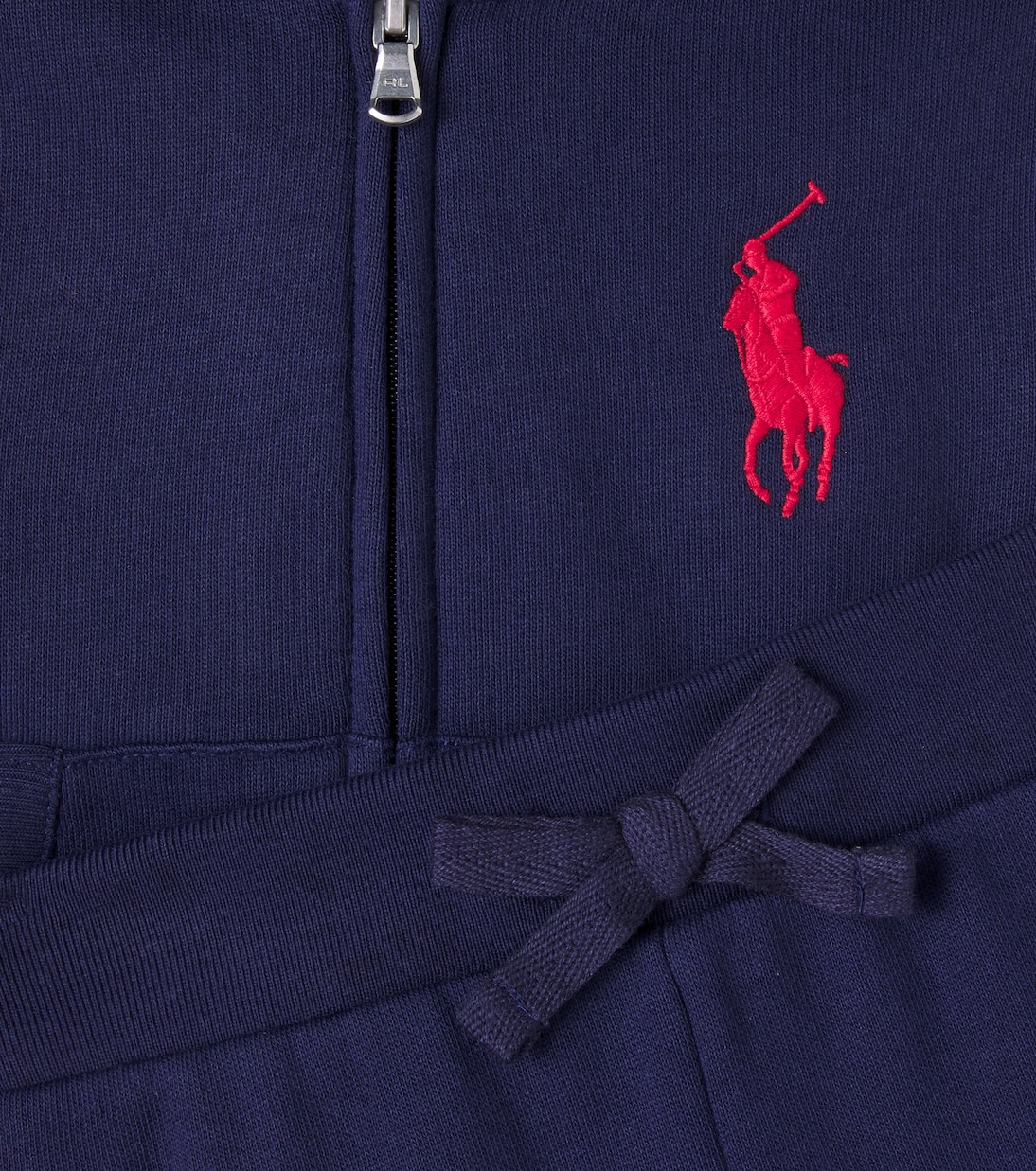 Baby set of cotton-blend jacket and sweatpants | Polo Ralph Lauren Kids