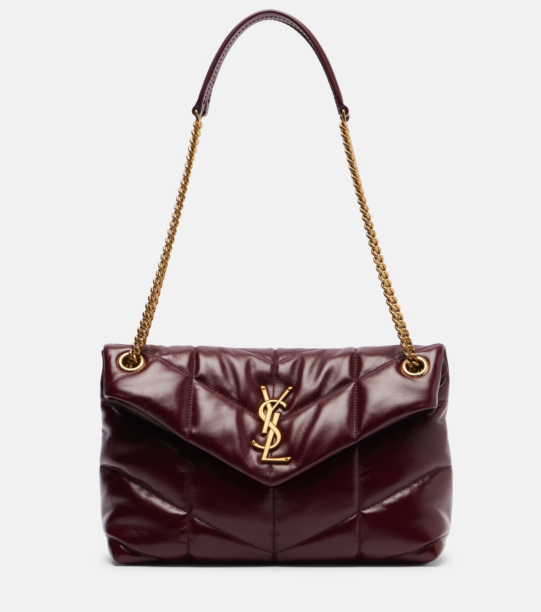Puffer 스몰 레더 숄더 백 | Saint Laurent
