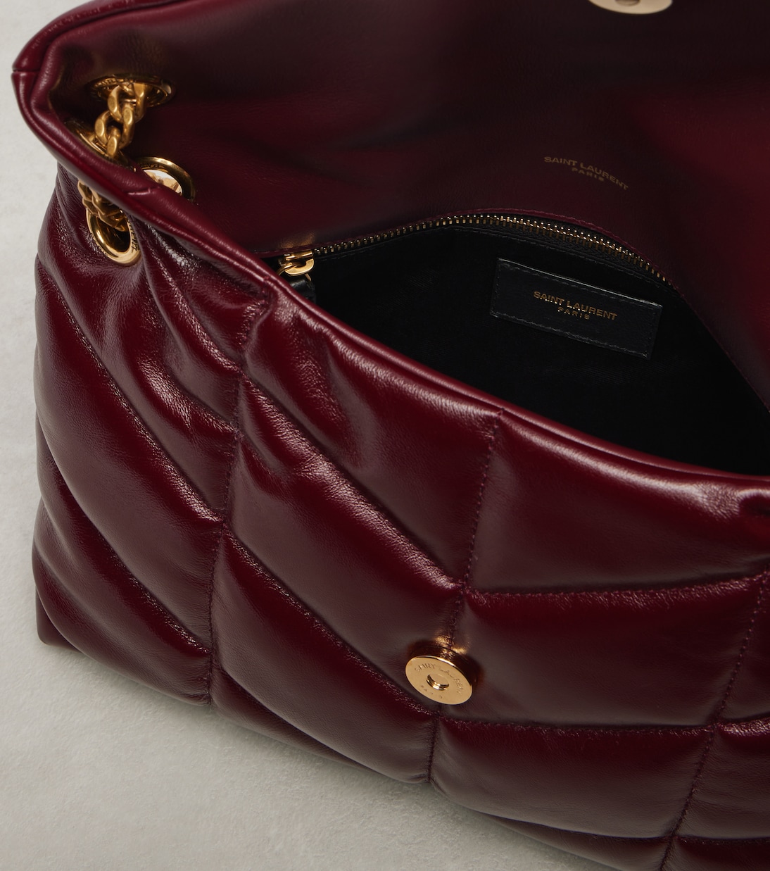 Puffer 스몰 레더 숄더 백 | Saint Laurent