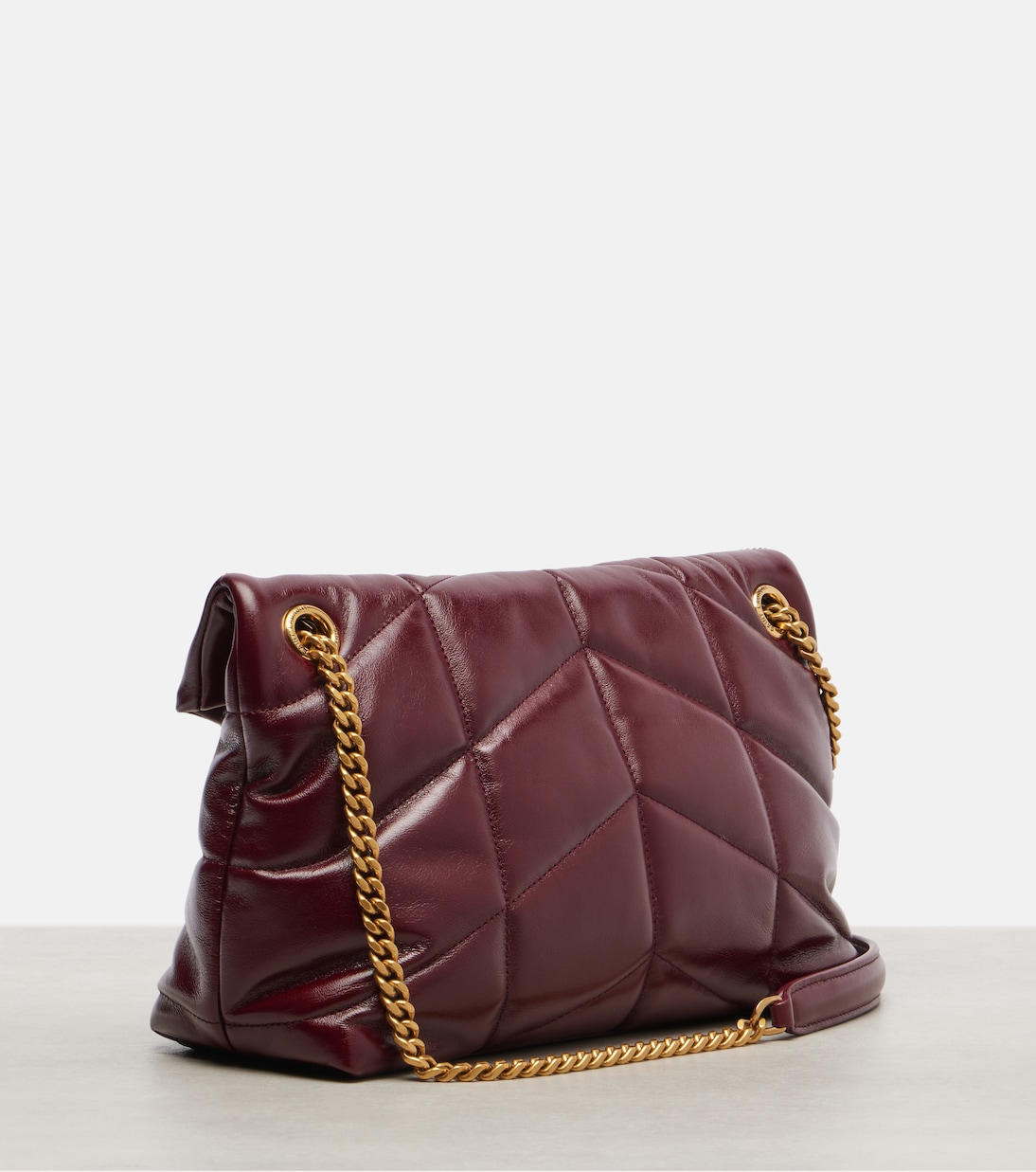 Puffer 스몰 레더 숄더 백 | Saint Laurent