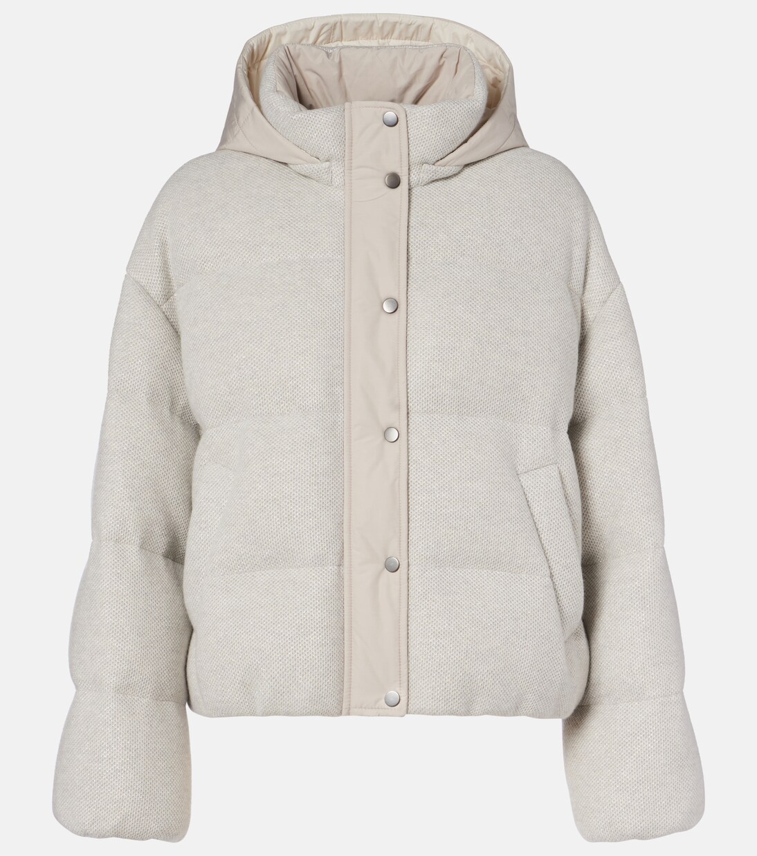 Cashmere-blend down jacket | Brunello Cucinelli