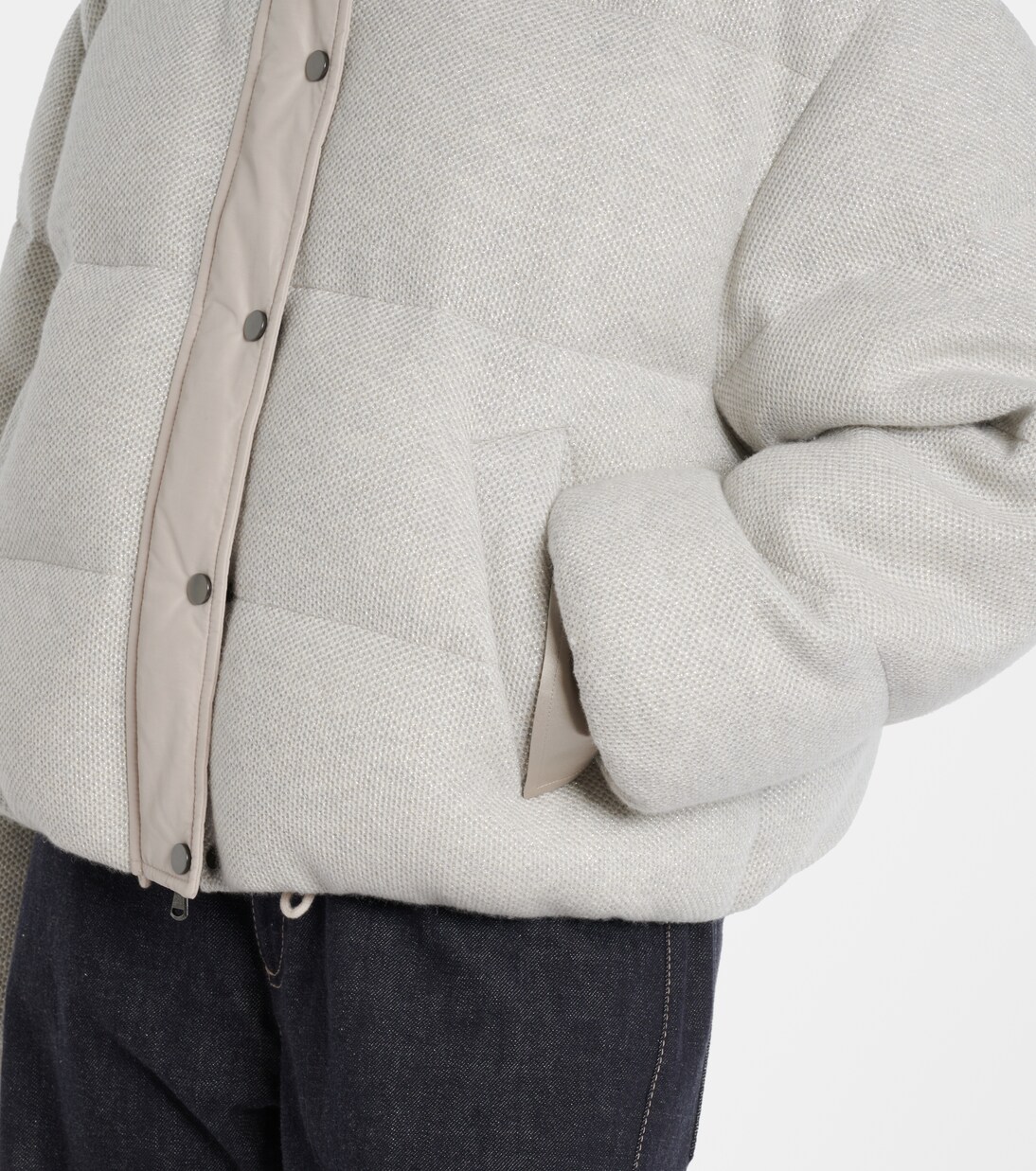 Cashmere-blend down jacket | Brunello Cucinelli