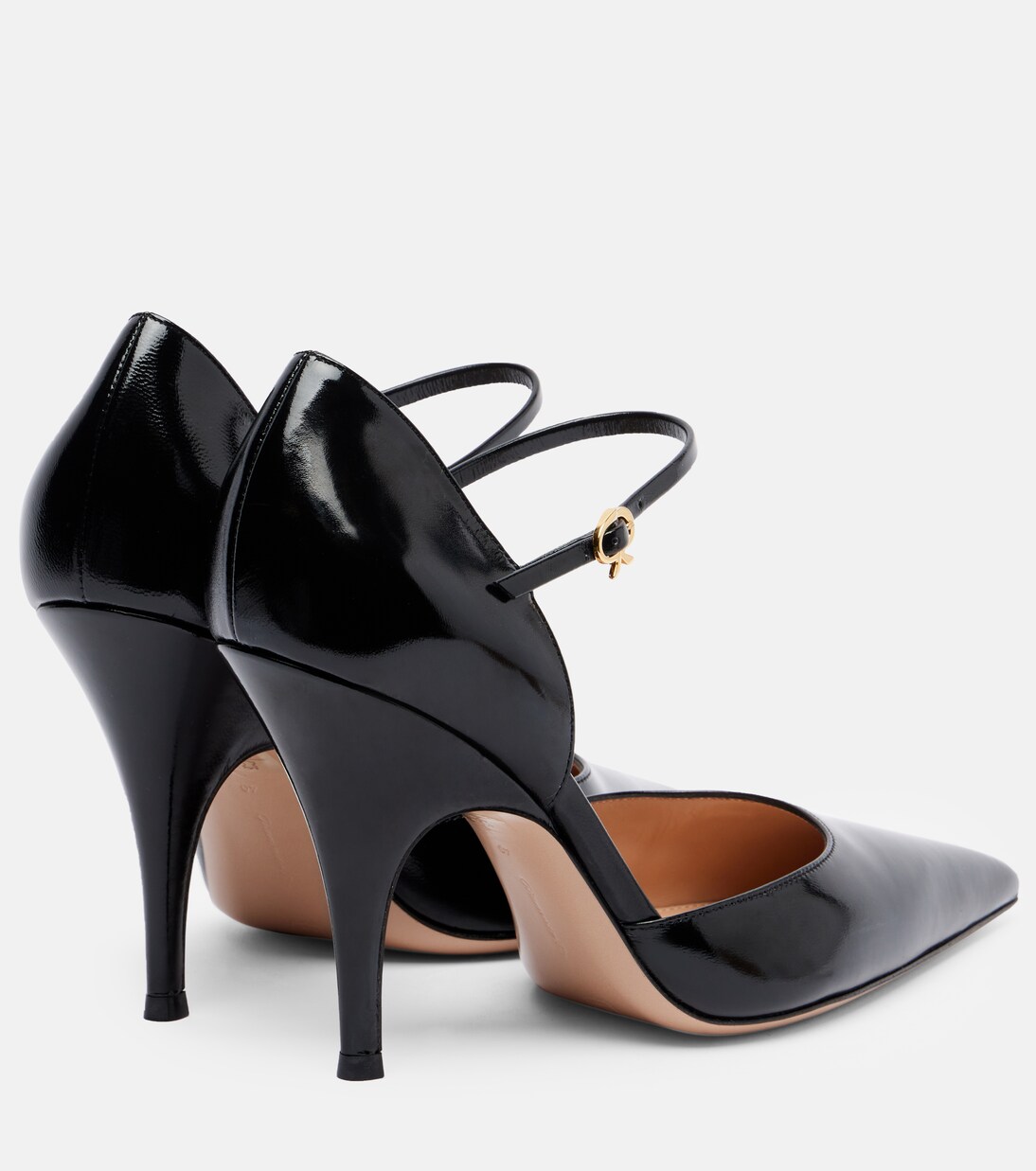 Escarpins Nuit 95 en cuir verni | Gianvito Rossi