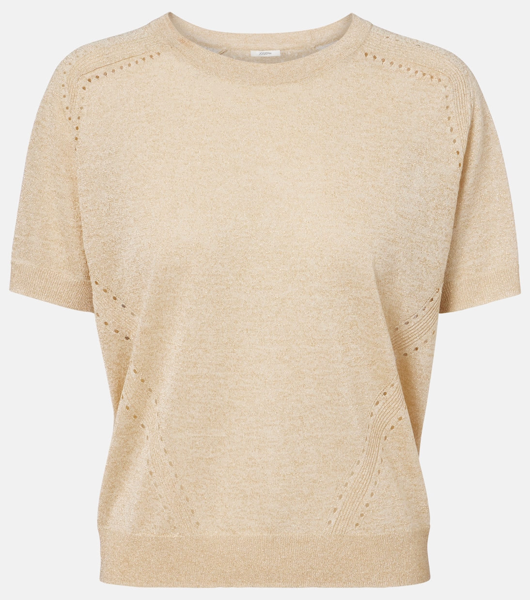 Lille knitted lamé top | Joseph