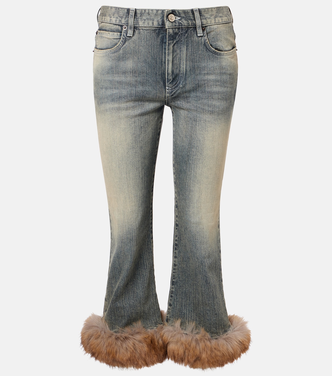 Low-Rise Cropped Jeans | Balenciaga