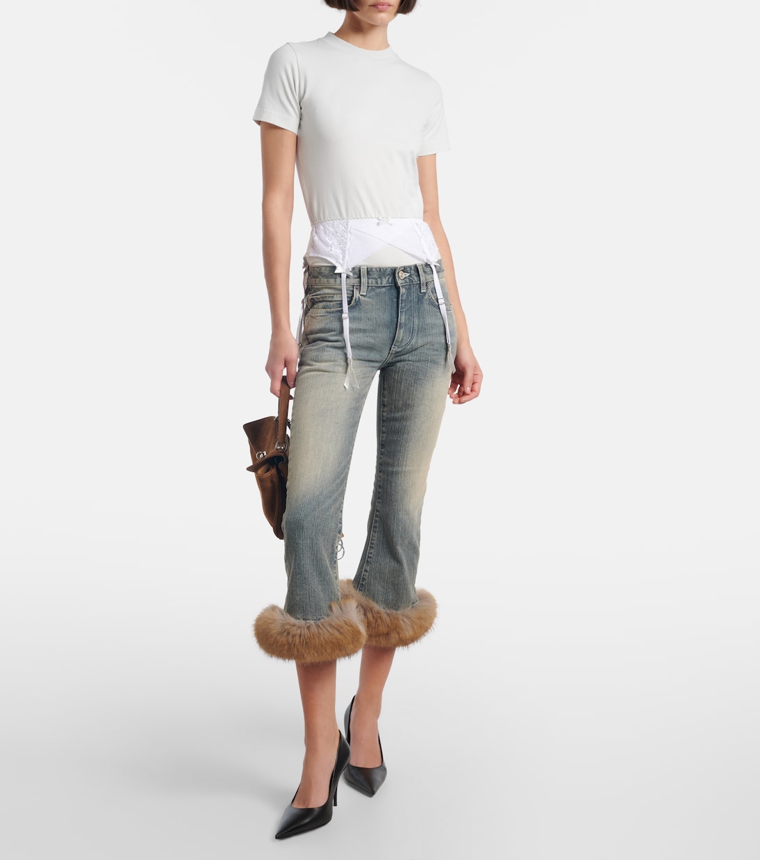 Low-Rise Cropped Jeans | Balenciaga