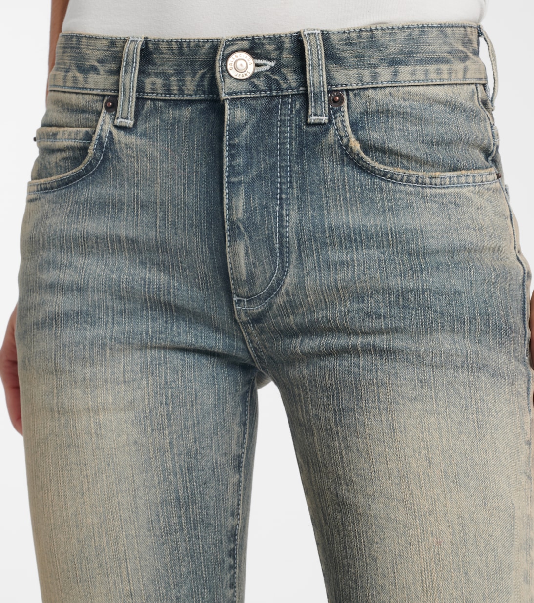 Low-Rise Cropped Jeans | Balenciaga