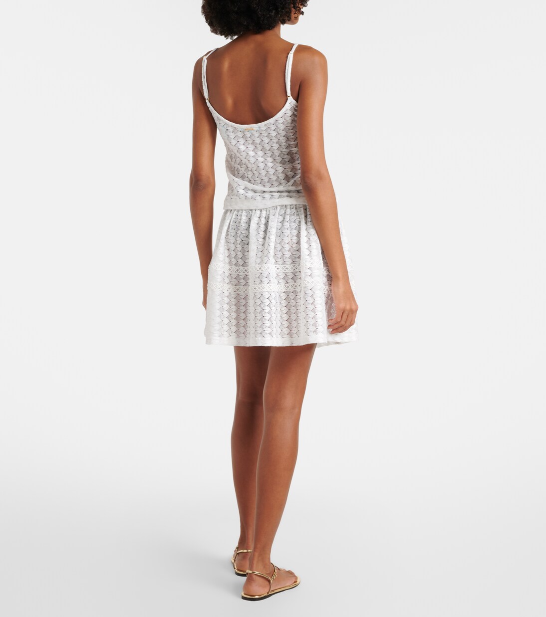 Bailey open-knit minidress | Melissa Odabash