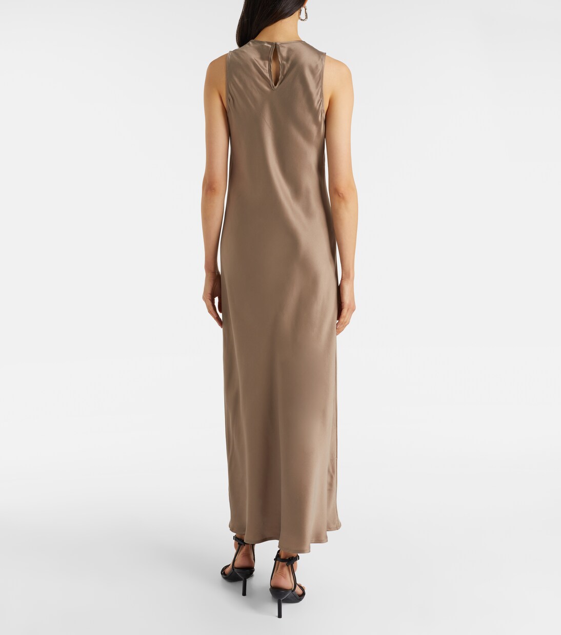 Valencia silk charmeuse maxi dress | Asceno