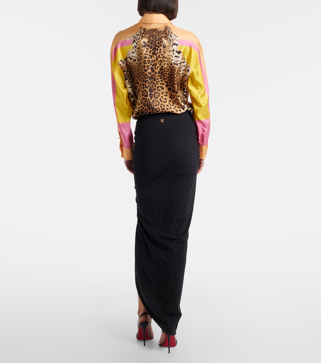 Draped midi skirt | Roberto Cavalli